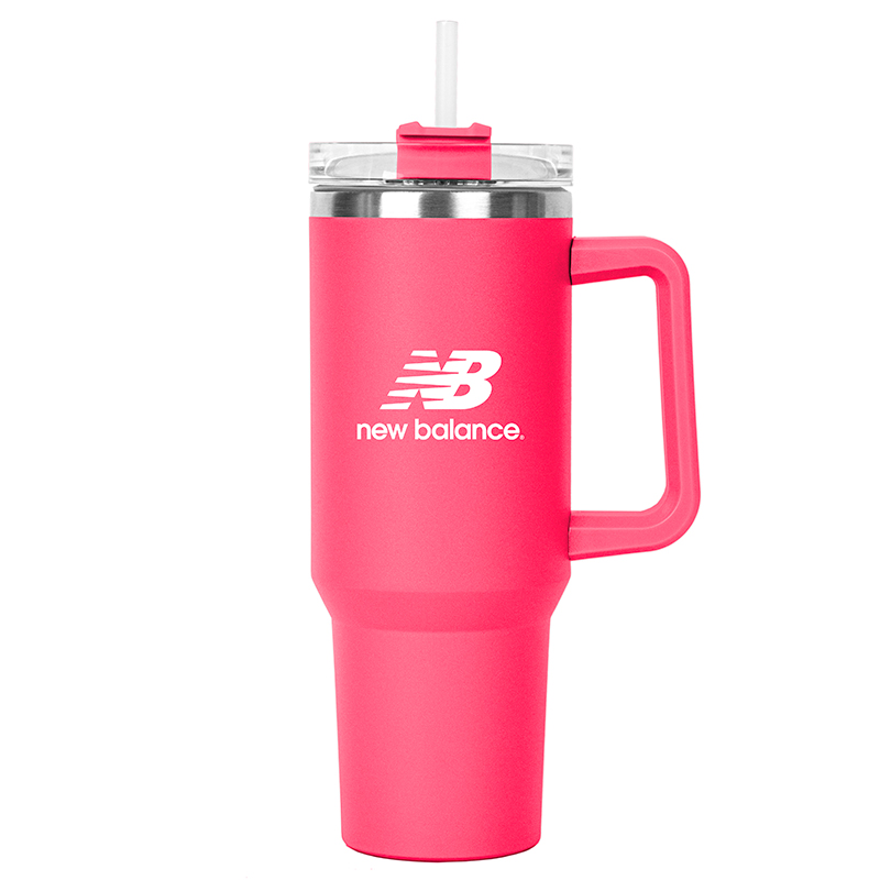 40 Oz. The Hippo Mug & Straw Lid w/Twist Closure 1