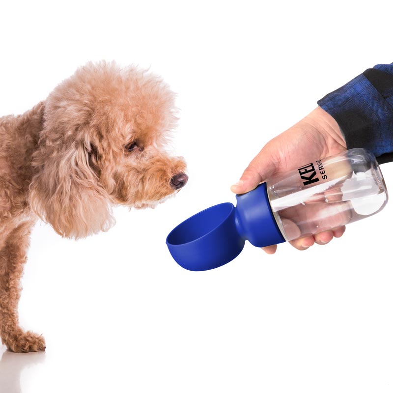 13 Oz. Pet Water Bottle w/Bowl 1