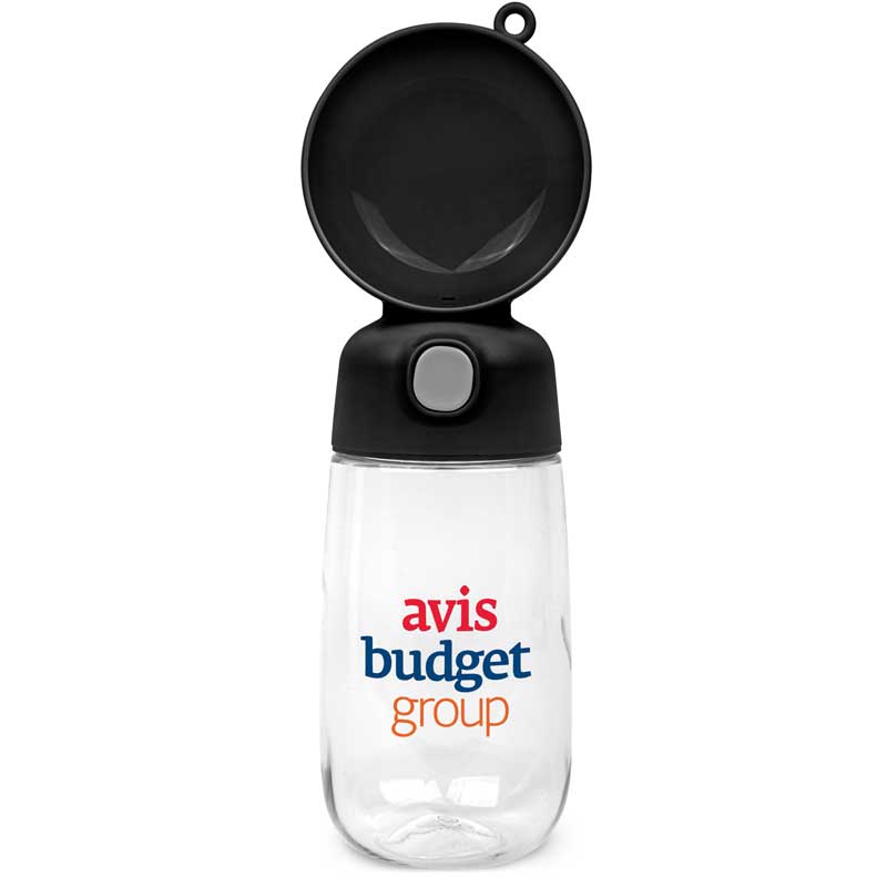 13 Oz. Pet Water Bottle w/Bowl 1
