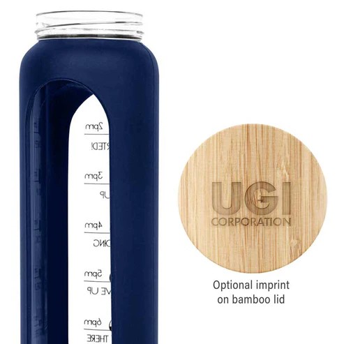 36 Oz. Bronte Glass Water Bottle 1