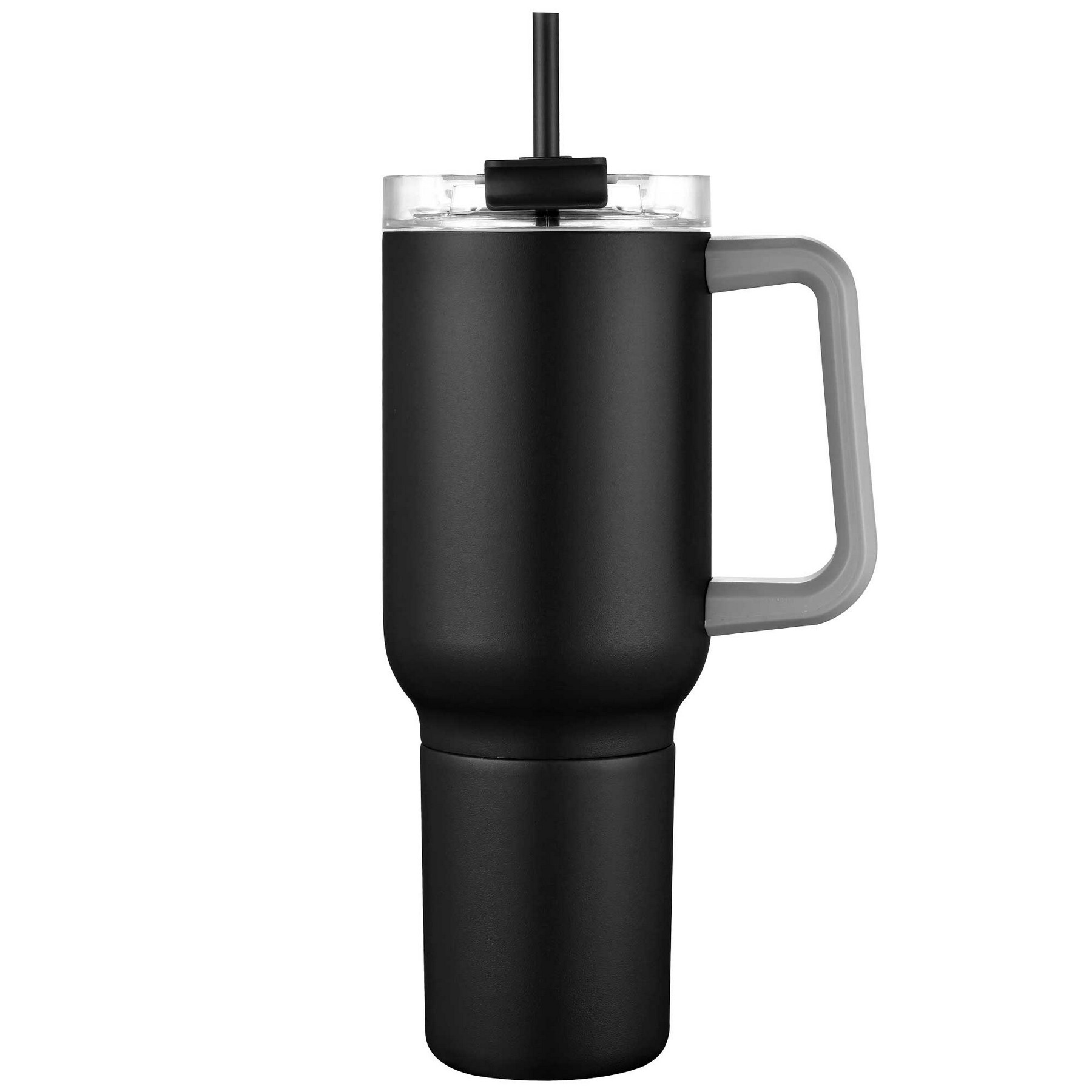 21oz. Stainless Steel Travel Mug with Handle & Straw 1