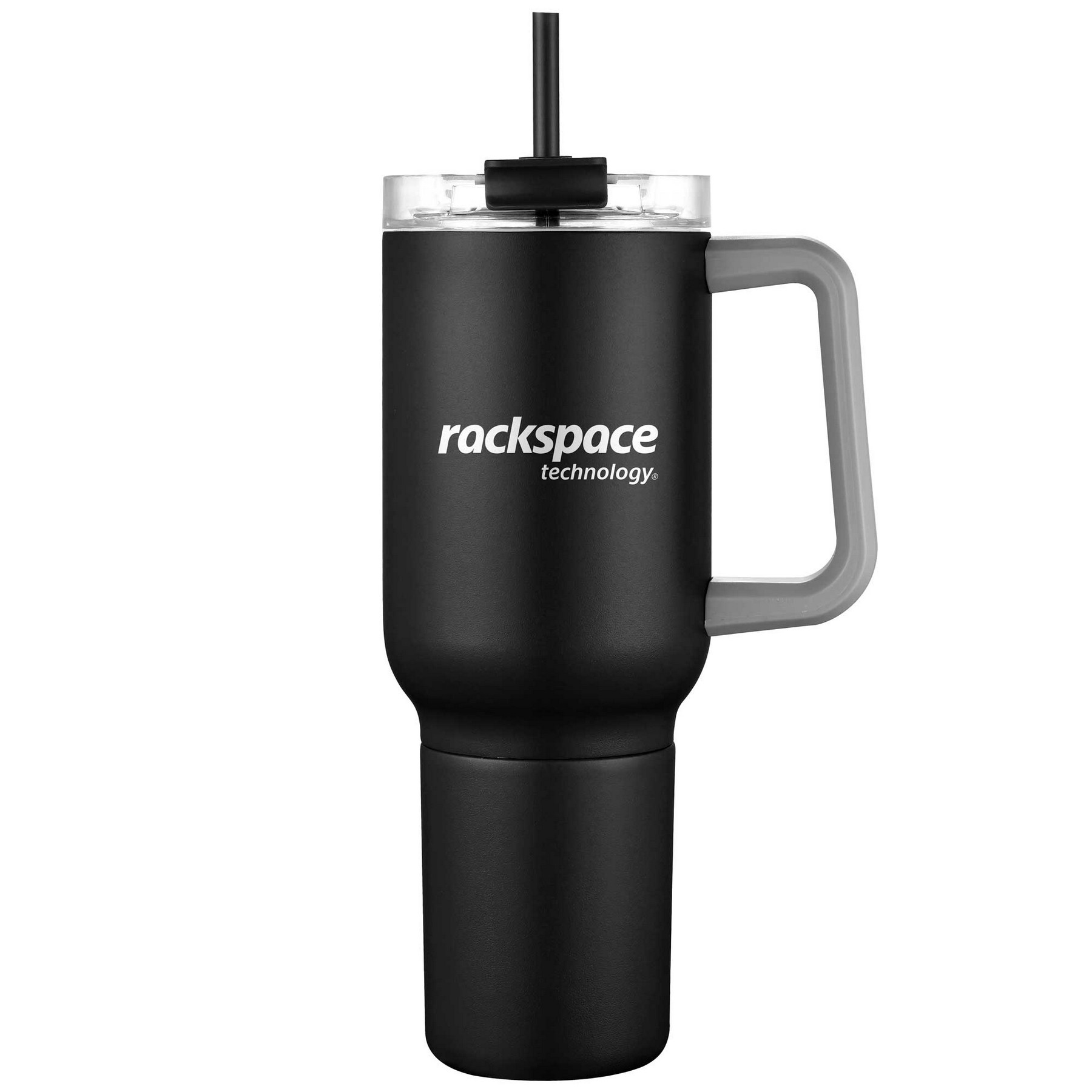 21oz. Stainless Steel Travel Mug with Handle & Straw 1