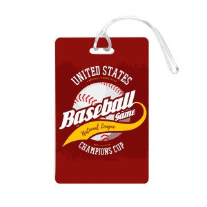 Imprinted Mini Luggage Tag (Factory Direct 10-12 Weeks Ocean) 1 Imprinted Mini Luggage Tag (Factory Direct 10-12 Weeks Ocean) 1