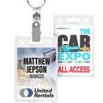 Blank Clear ID/Badge Holder 3.25Wx5H (Factory Direct - 10-12 Weeks Ocean) 1 Blank Clear ID/Badge Holder 3.25Wx5H (Factory Direct - 10-12 Weeks Ocean) 1