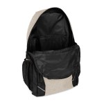 OceanTide Recycled Backpack - White/Black Blank Inside View OceanTide Recycled Backpack - White/Black Blank Inside View