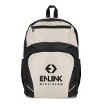 OceanTide Recycled Backpack - White/Black OceanTide Recycled Backpack - White/Black