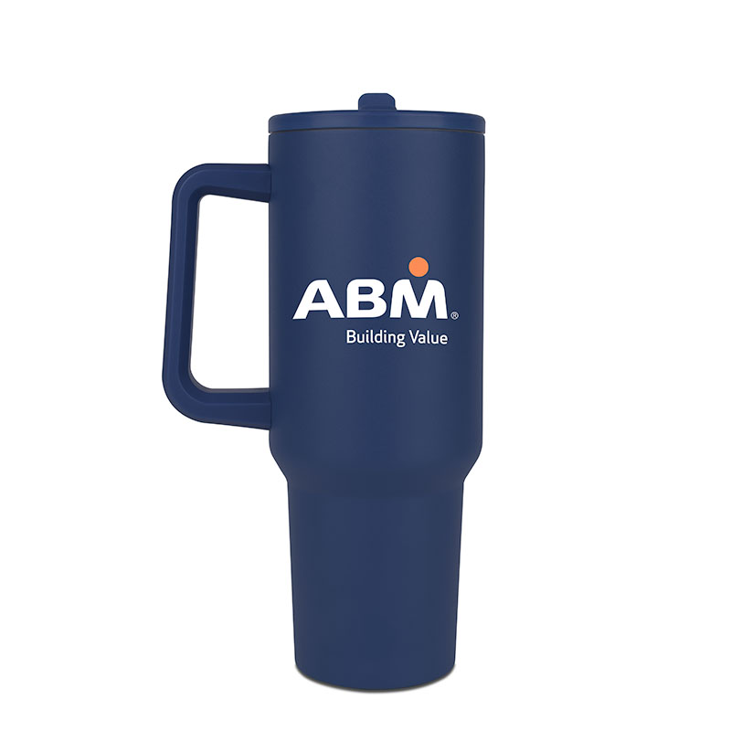 40 Oz. Hydravault FlipStraw Tumbler w/Handle 1