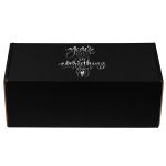 Black Corrugated Medium Box - Black Black Corrugated Medium Box - Black