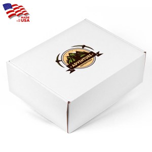 Full Color Printed Corrugated Box Large 11x9x4 For Mailers, Gifting And Kits (5x5 Center Print, 4/0, 1 Full Color Printed Corrugated Box Large 11x9x4 For Mailers, Gifting And Kits (5x5 Center Print, 4/0, 1