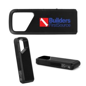 2-Watt Waterproof Bluetooth Speaker w/Built-In Carabiner 1 2-Watt Waterproof Bluetooth Speaker w/Built-In Carabiner 1