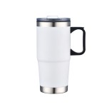 24 Oz. Double Wall Mug w/Clear Closure Lid and Handle 2 24 Oz. Double Wall Mug w/Clear Closure Lid and Handle 2