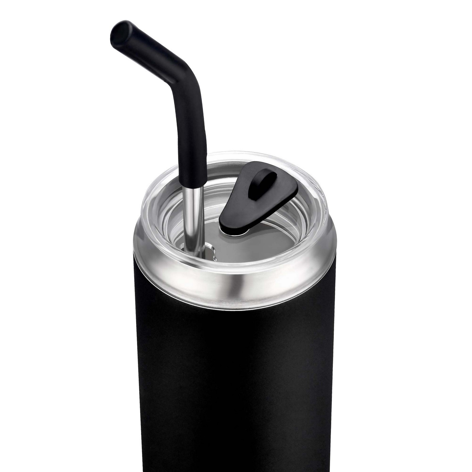 20oz. Stainless Steel Tumbler with Dual-Use Lid and Straw 1
