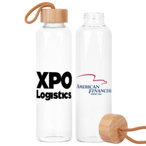 Vidro Glass & Bamboo Bottle 18oz. (Factory Direct - 10-12 Week) 1 Vidro Glass & Bamboo Bottle 18oz. (Factory Direct - 10-12 Week) 1