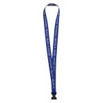 3/4" Detail Woven Lanyard - Reflex Blue 3/4" Detail Woven Lanyard - Reflex Blue