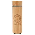 16 Oz. Vacuum-Sealed Eco Bamboo Bottle (Factory Direct - 10-12 Weeks Ocean) - Bamboo Brown 16 Oz. Vacuum-Sealed Eco Bamboo Bottle (Factory Direct - 10-12 Weeks Ocean) - Bamboo Brown