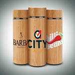 16 Oz. Vacuum-Sealed Eco Bamboo Bottle 1 16 Oz. Vacuum-Sealed Eco Bamboo Bottle 1