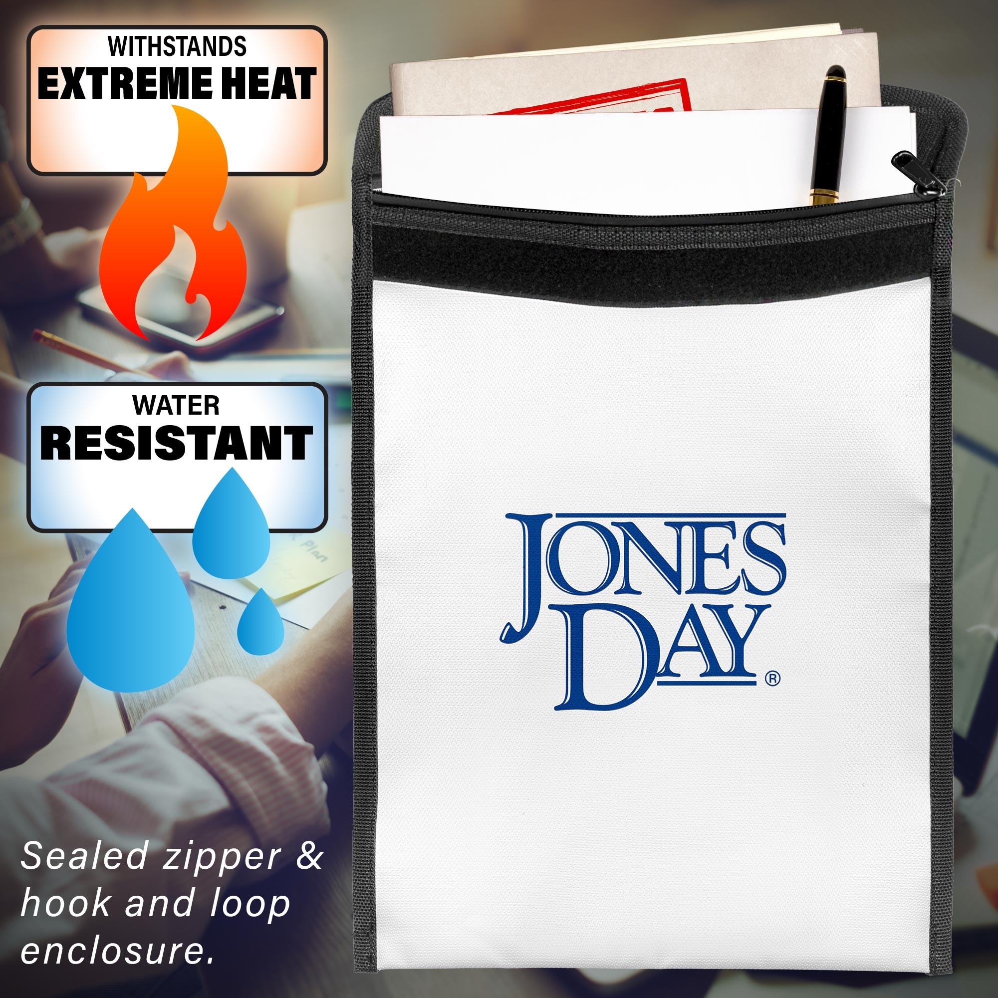 Fire and Water Resistant Document Bag (Air - 5-6 Weeks) 1 Fire and Water Resistant Document Bag (Air - 5-6 Weeks) 1