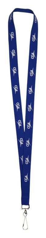3/4" Econo Lanyard (QuickShip) 18-24 Days - Navy Blue 3/4" Econo Lanyard (QuickShip) 18-24 Days - Navy Blue