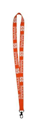 3/4" Econo Lanyard (QuickShip) 18-24 Days - Orange 3/4" Econo Lanyard (QuickShip) 18-24 Days - Orange