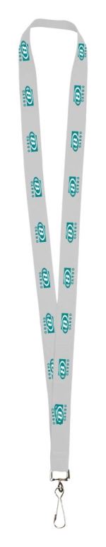 3/4" Econo Lanyard (QuickShip) 18-24 Days - White 3/4" Econo Lanyard (QuickShip) 18-24 Days - White