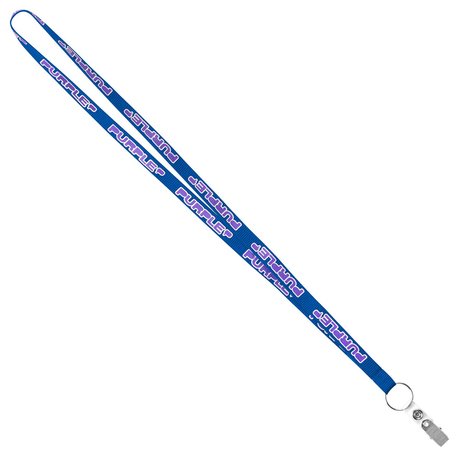 1/2" Econo Lanyard (Factory Direct) 10-12 Weeks Ocean 1
