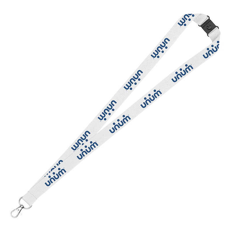 3/4" Eco Friendly rPET Lanyard with Safety Breakaway 1