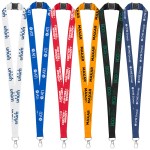 3/4" Eco Friendly rPET Lanyard with Safety Breakaway 1 3/4" Eco Friendly rPET Lanyard with Safety Breakaway 1