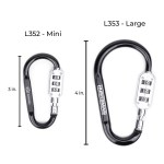 SecureLink Large Carabiner Keychain 5 SecureLink Large Carabiner Keychain 5