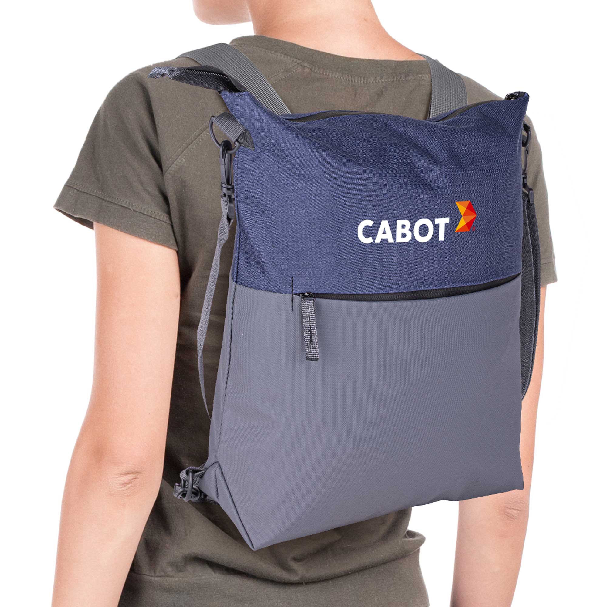 Ocean Plastic Two Tone Backpack Tote 1