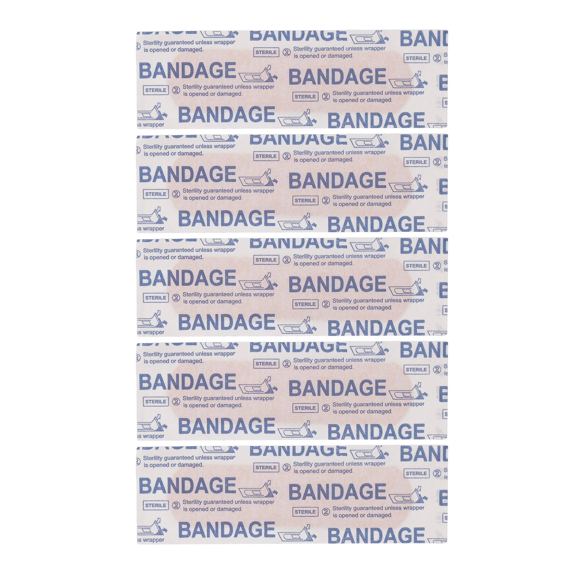 5pc Bandage Kit in Pocket-Size Hard Case 1