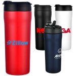 25 oz. Stainless Travel Tumbler with Dual-Use Flip Lid 1 25 oz. Stainless Travel Tumbler with Dual-Use Flip Lid 1