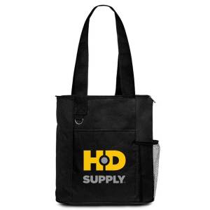 Axel rPET Tote w/Bottle Holder 1 Axel rPET Tote w/Bottle Holder 1