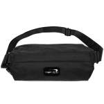 Waste2Gear Recycled Ocean Plastic Fabric Sling Bag - Navy blank front Waste2Gear Recycled Ocean Plastic Fabric Sling Bag - Navy blank front