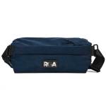 Waste2Gear Recycled Ocean Plastic Fabric Sling Bag - Navy Logo Front Waste2Gear Recycled Ocean Plastic Fabric Sling Bag - Navy Logo Front