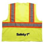 ANSI 2 Tri Color Safety Vest - Yellow/Gray/Orange ANSI 2 Tri Color Safety Vest - Yellow/Gray/Orange