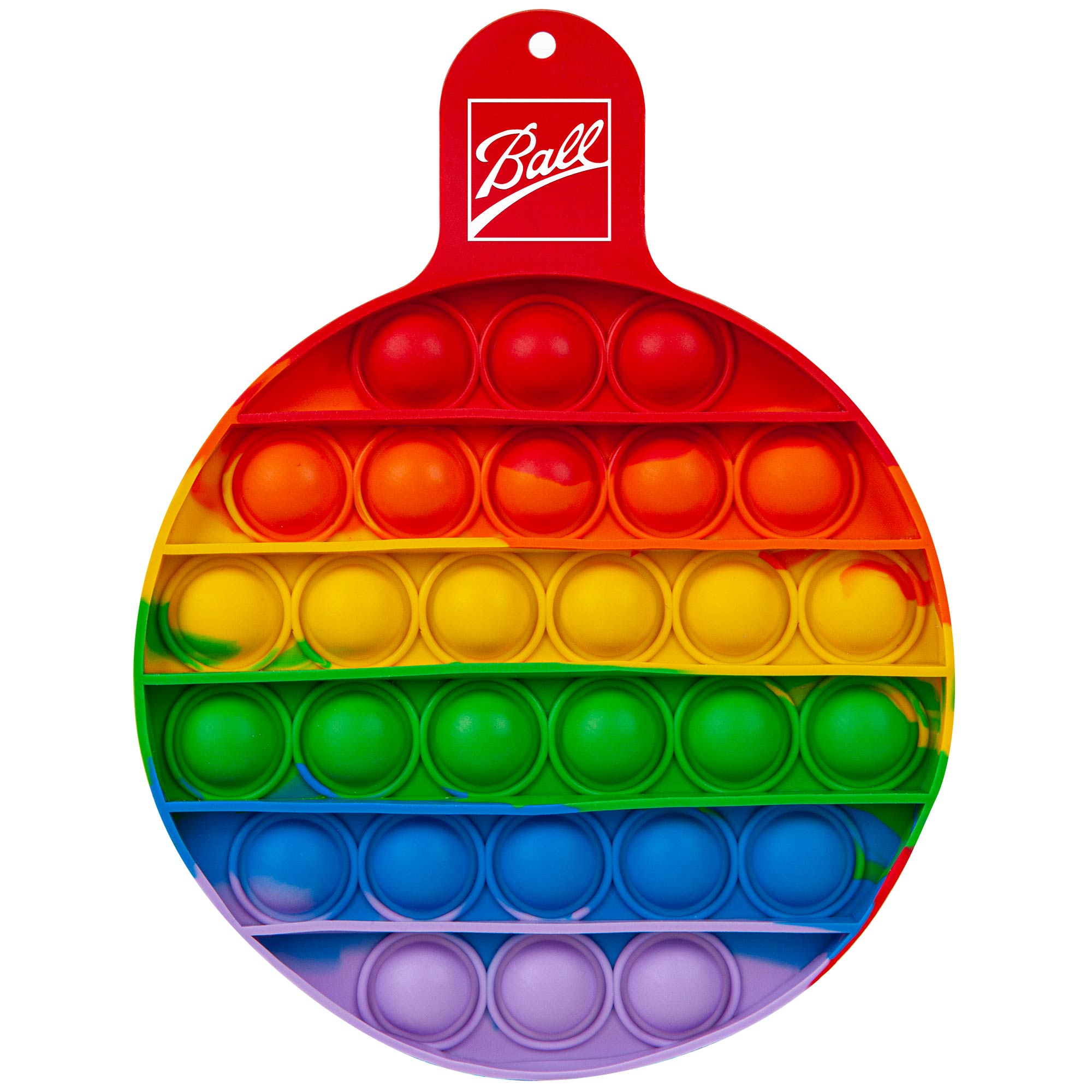 Round Fiddle Popper Silicone Sensory Toy 1