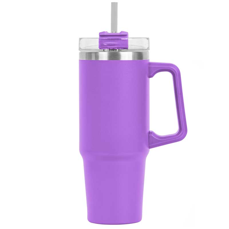 30 Oz. Little Hippo Mug & Straw Lid 1