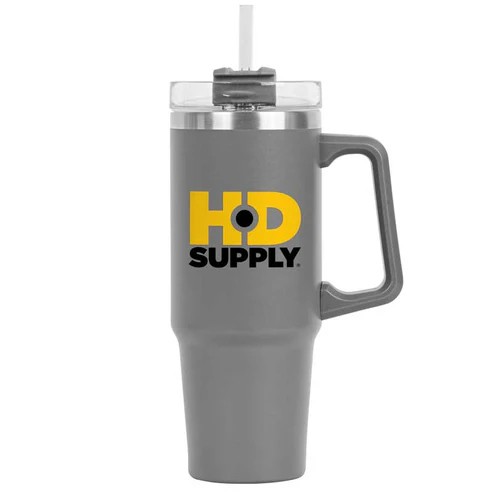 30 Oz. Little Hippo Mug & Straw Lid 1