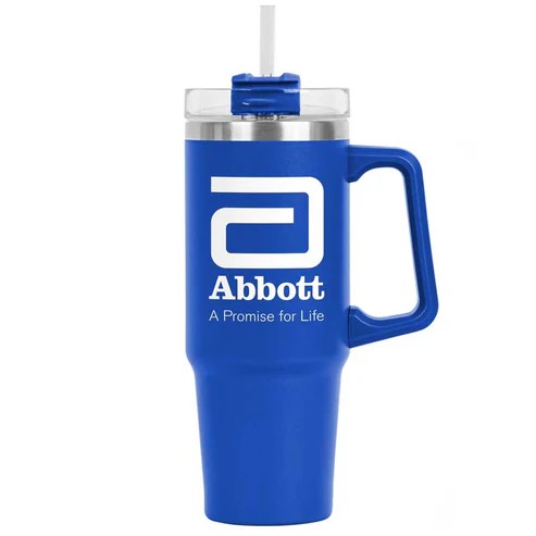 30 Oz. Little Hippo Mug & Straw Lid 1