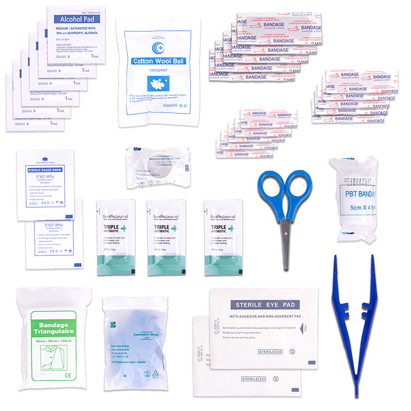 36 Piece First Aid Kit w/EVA Soft Zipper Case 1