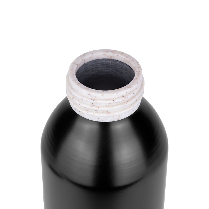 22 Oz. Meriden Aluminum Bottle w/Bamboo Lid & Cotton String Loop 1