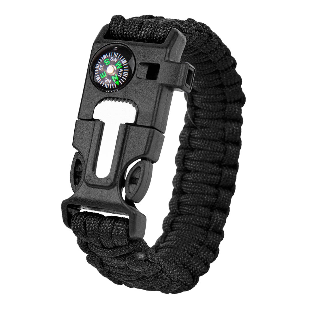 Crossover Outdoor Tactical Survival Band w/Fire Starter 1
