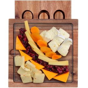 Braemar Glass Cheese Board & Knife 1 Braemar Glass Cheese Board & Knife 1