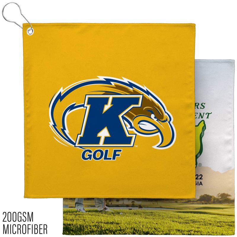 12" x 12" Sublimated Golf Towel w/Grommet - 200GSM - Sublimation 1 12" x 12" Sublimated Golf Towel w/Grommet - 200GSM - Sublimation 1