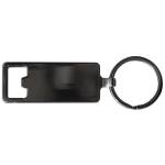 Bamboo Key Chain Bottle Opener - Bamboo Brown/Gunmetal Gray Blank Back Bamboo Key Chain Bottle Opener - Bamboo Brown/Gunmetal Gray Blank Back