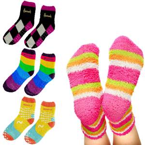 Soft Non-Slip Jacquard Grip Socks Long (11-12 Weeks Ocean) 1 Soft Non-Slip Jacquard Grip Socks Long (11-12 Weeks Ocean) 1