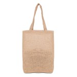 Promotional Jute Tote - Tan Blank Front Promotional Jute Tote - Tan Blank Front