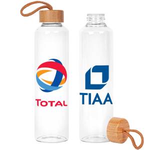 Vidro Glass & Bamboo Bottle 25oz. (Factory Direct - 10-12 Weeks Ocean) 1 Vidro Glass & Bamboo Bottle 25oz. (Factory Direct - 10-12 Weeks Ocean) 1