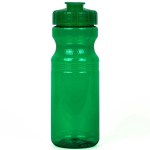 24 Oz. Eco-Polyclear Bottle w/Flip-Top Lid - Translucent Green 24 Oz. Eco-Polyclear Bottle w/Flip-Top Lid - Translucent Green