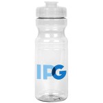 24 Oz. Eco-Polyclear Bottle w/Flip-Top Lid - Clear 24 Oz. Eco-Polyclear Bottle w/Flip-Top Lid - Clear